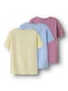 TWO SOON 3er-Pack T-Shirt in Pastel Yellow