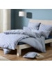 Erwin Müller Edel-Flanell Kuschelkissenbezug in blau-weiß