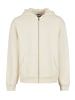 Urban Classics Urban Classics Fluffy Zip Cardigan in whitesand