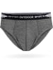Normani Outdoor Sports 3er Pack Herren Merino Slip in Grau