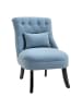 HOMCOM Sessel in Blau 52,5L x 69B x 77H cm
