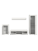 ebuy24 Regalsystem Jam (4-teilig) Weiß 169 x 35 cm