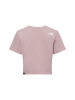 The North Face T-Shirt Simple Dome Cropped in altrosa weiß - 0004