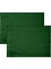 REDBEST Jacquard, Baumwollmischung Tischset 2er-Pack Snowflake in dunkelgrün