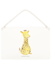 Mr. & Mrs. Panda wandtafel Giraffe Zufrieden ohne Spruch in Weiß