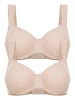 Conturelle 2er Pack Minimizer BH mit Bügel in sand sand