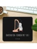 Mr. & Mrs. Panda Mouse Pad Harfe mit Stil mit Spruch in Schwarz