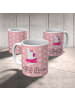 Mr. & Mrs. Panda Becher Einhorn Ballerina mit Spruch in Rot Pastell