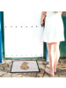 Mr. & Mrs. Panda Schmutzmatte Bär Schulterblick ohne Spruch in Grau Pastell