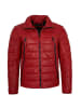 JILANI Stepplederjacke Lammnappa in Rot