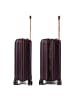 Polestream Paris 4 Rollen Kabinentrolley 55 cm mit Dehnfalte in amethyst metallic