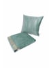Kayoom Dekokissen & Decke - Tagesdecke Prisma 525 2er-Set in mint - gold