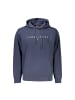 Tommy Hilfiger Blaues Baumwoll-Kapuzen-Sweatshirt