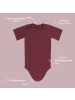 Sämann Baby Body aus 100% Bio-Baumwolle Schlupfbody kurzarm gerippt Raspberry