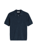 Marc O'Polo DENIM Strick-Poloshirt regular in Navy Teal