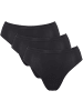 Sloggi Baumwolle, Single-Jersey Bio Slip 3er-Pack GO DAILY COTTON in schwarz