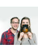 Mr. & Mrs. Panda Postkarte Waschbär Laterne Design ohne Spruch in Weiß