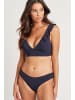 Sea Level Essentials Frill Bra Top in NIGHT SKY