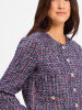 Marie Lund Kastenjacke Vivien in marine rot - 0002