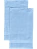 REDBEST Frottier Gästetuch 2er-Pack Chicago in hellblau