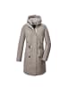 G.I.G.A. DX by KILLTEC Parka mit abknöpfbarer Kapuze in Beige8017