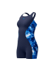 Speedo Digital Printed Legsuit in Blau