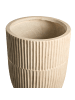 Beliani Outdoor Blumentopf POROS in Beige - (W) 36 x (H) 50 x (L) 36 cm