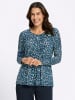 WITT WEIDEN Tunikashirt in marine-topas-bedruckt