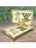 Mr. & Mrs. Panda Tablett Elefant Biene mit Spruch in Gelb Pastell