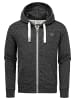 Amaci&Sons Sweatjacke MILTON in Schwarz