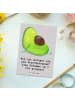 Mr. & Mrs. Panda Postkarte Mutige Hebamme mit Spruch in Grau Pastell