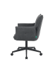 DUBI Möbel 2er-Set: Bürostuhl Mika-Malu in Anthrazit - (B)60 x (H)86 x  (T)63 cm