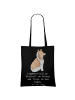 Mr. & Mrs. Panda Shopping Bag Langhaar Collie Treue mit Spruch in Schwarz
