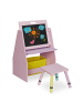 relaxdays Kinderregal in Rosa - (B)52 x (H)84 x (T)45 cm