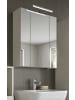 Inn.Furn Spiegelschrank Kaschmir 60 x 70 cm, Badezimmer Schrank 3-türig