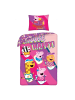 Peppa Pig Peppa Pig Bettwäsche Set aus Baumwolle Bettdeckenbezug 140 × 200 in Mehrfarbig