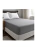COFI 1453 Thermofleece Spannbettlaken mit Rundumgummizug - 125 gsm in Anthrazit
