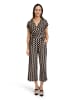 Betty Barclay Jumpsuit mit Eingrifftaschen in Schwarz/Beige