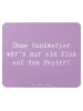 Mr. & Mrs. Panda Mousepad Spruch Handwerker Lebensart mit Spruch in Lavendeltraum