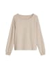 Sweatshirt relaxed garment-dyed in Natural