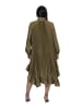 Ulla Popken Midikleid in dunkel khaki