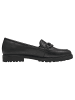 Tamaris Slipper in BLACK LEATHER