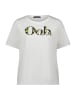 Betty Barclay Basic Shirt mit Placement in White/Beige