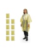 relaxdays 30 x Regenponcho in Gelb