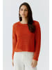 Oui Pullover in burnt tangarine