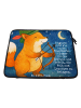 Mr. & Mrs. Panda Laptoptasche Schütze Astrologie Design mit Spruch in Weiß