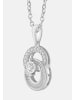 Diamant Exquis Halskette aus 375 Weißgold mit Diamant