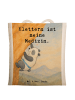 Mr. & Mrs. Panda Tragetasche Panda Klettern Design mit Spruch in Weiß