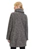 Gil Bret Wolljacke mit Stehkragen in Taupe/Black