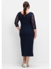 sheego Abendkleid in marine